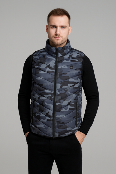 Gilet Chauffant Camouflage
