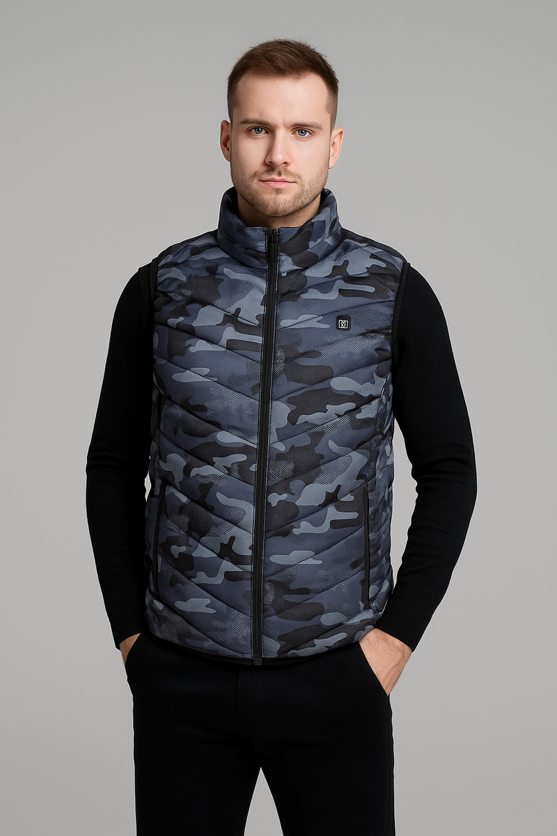 Gilet Chauffant Camouflage