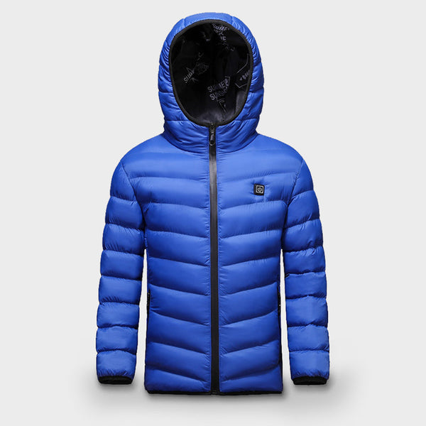 Veste Chauffante Enfant USB Sans Manche - 2 Zones Chauffantes - Imperméable Coupe-Vent Pour Ski Camping