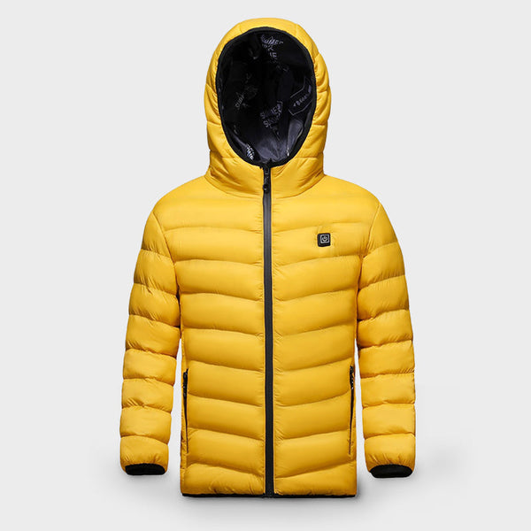 Veste Chauffante Enfant USB - 3 Zones Chauffantes - Imperméable Et Légère Pour Hiver