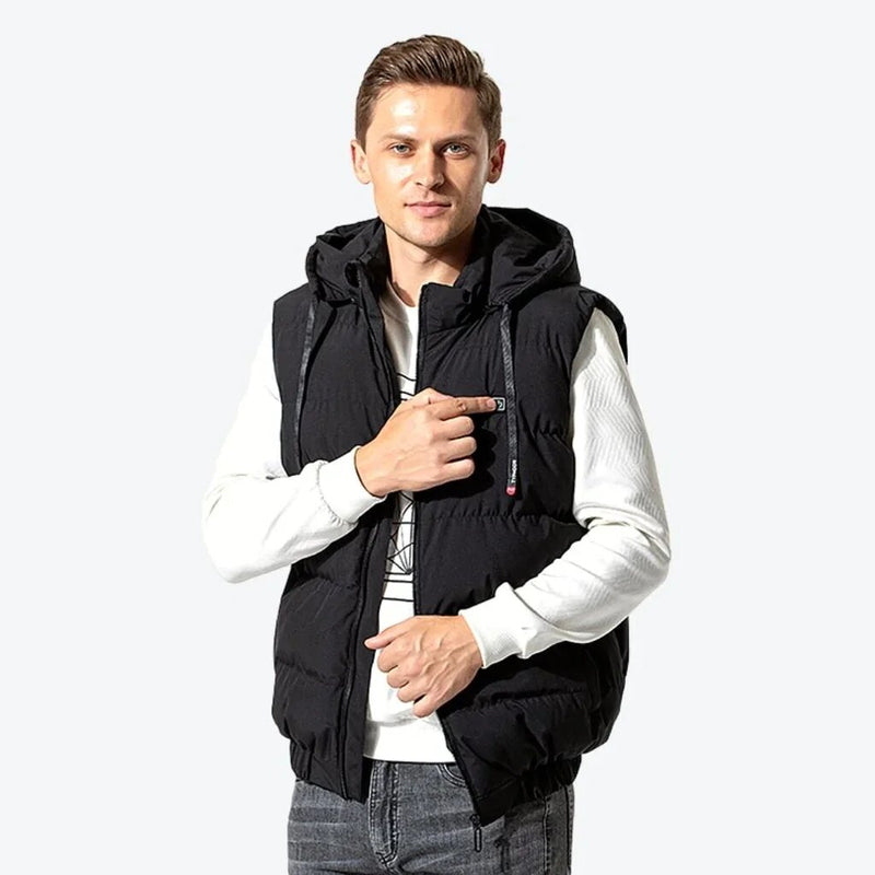 Gilet Chauffant Capuche Amovible