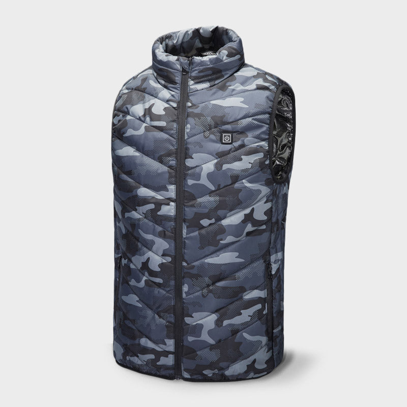 gilets chauffants camouflages
