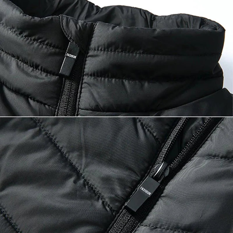 Aojun Gilet Chauffant Polaire Fleece Veste chauffante Homme Femme Noir pour  Pêche Moto Chasse Ski Camping,Mode De Chargement USB, Lavable-XXL :  : Mode